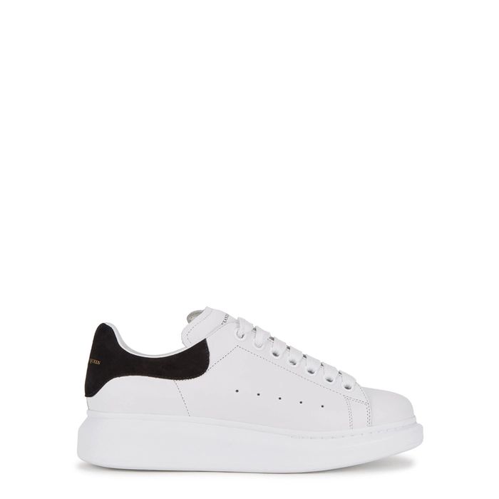 Alexander McQueen Larry White Leather Trainers | Harvey Nichols (Global)