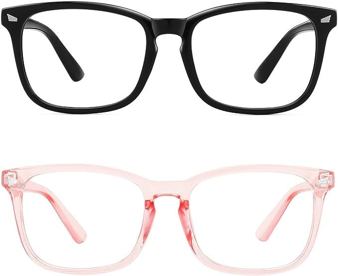 MEETSUN Blue Light Blocking Glasses, Anti Eye Strain Headache (Sleep Better),Computer Reading Gla... | Amazon (US)