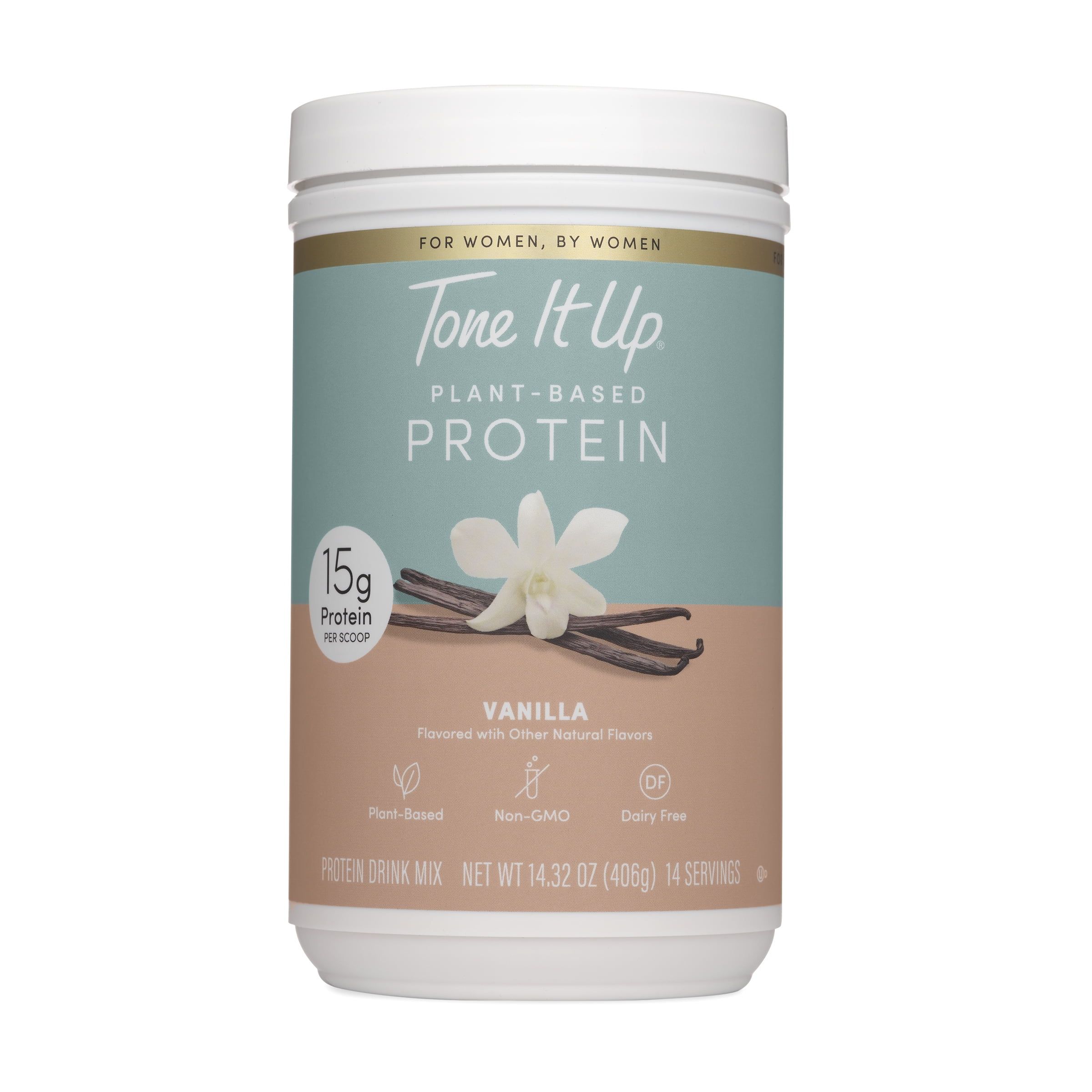 Tone It Up Plant Based Protein Powder, Vanilla, 14 Servings - Walmart.com | Walmart (US)