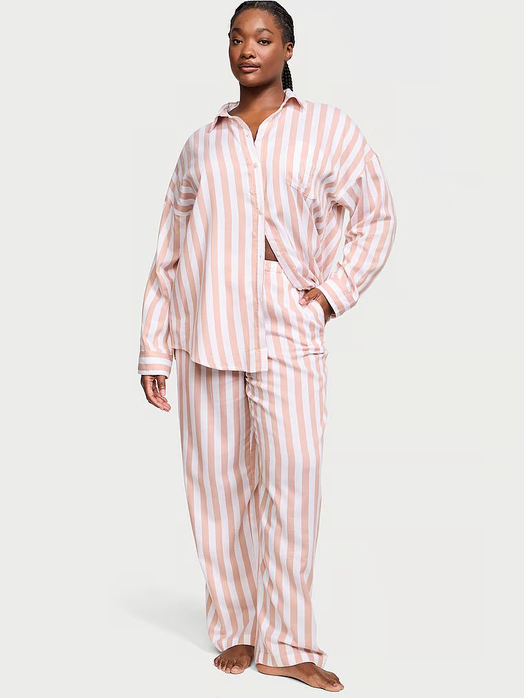 Buy Modal-Cotton Long Pajama Set - Order Pajamas Sets online 1123607700 - Victoria's Secret US | Victoria's Secret (US / CA )
