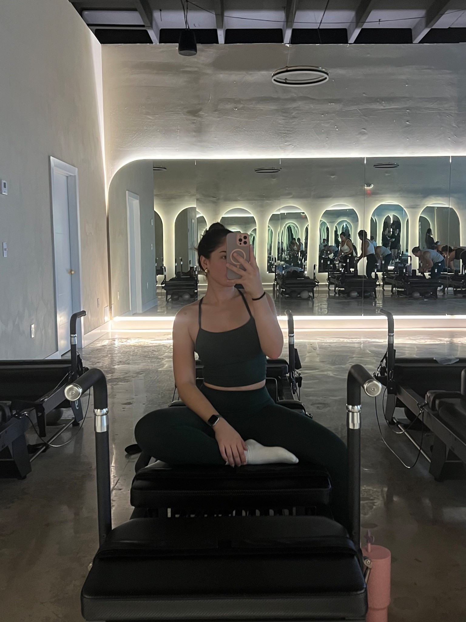 green workout set perfect for pilates or yoga! 
crzy yoga on amazon 