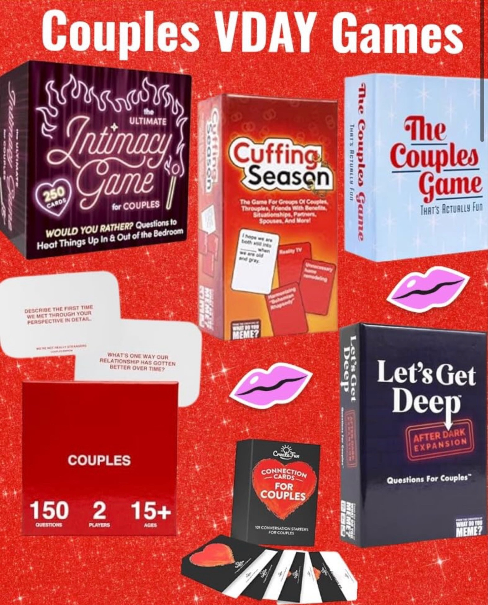 Fun games for adults to spice up this Valentine’s Day ❣️ #Valentinesday #Galentinesday #Valentine #Galentine #love #parties #games #adults 

#LTKFindsUnder50 #LTKGiftGuide #LTKParties