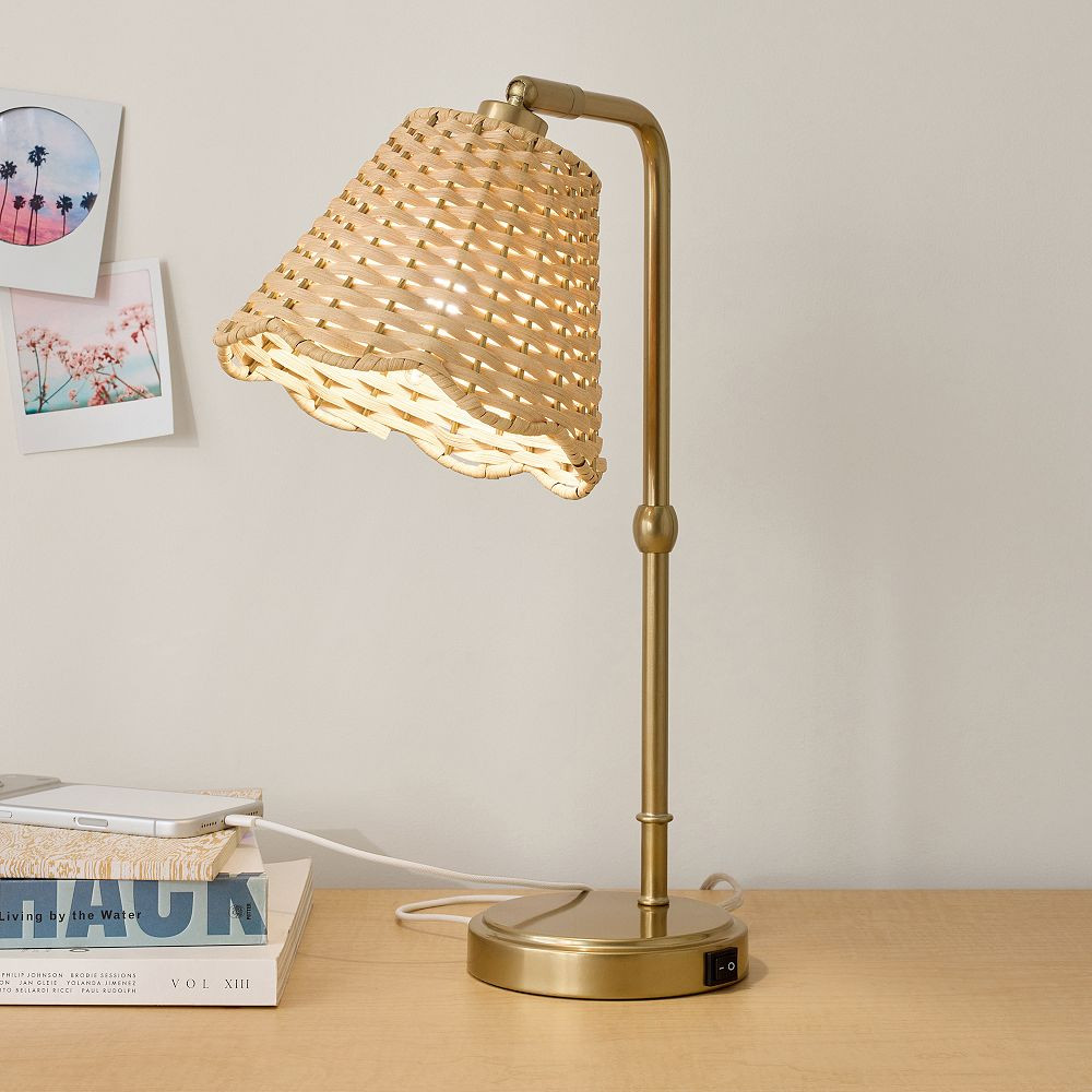 Emery Task Lamp w/USB C (16") | Pottery Barn Teen
