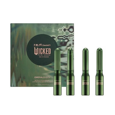 r.e.m. beauty Wicked For Good Emerald City Metallic Eyeliner Set - 0.47 fl oz - Ulta Beauty | Target