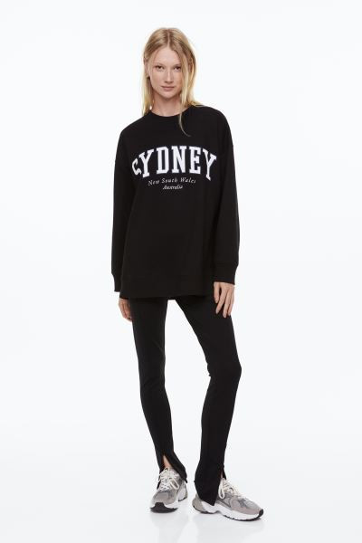 Printed Sweatshirt | H&M (US + CA)