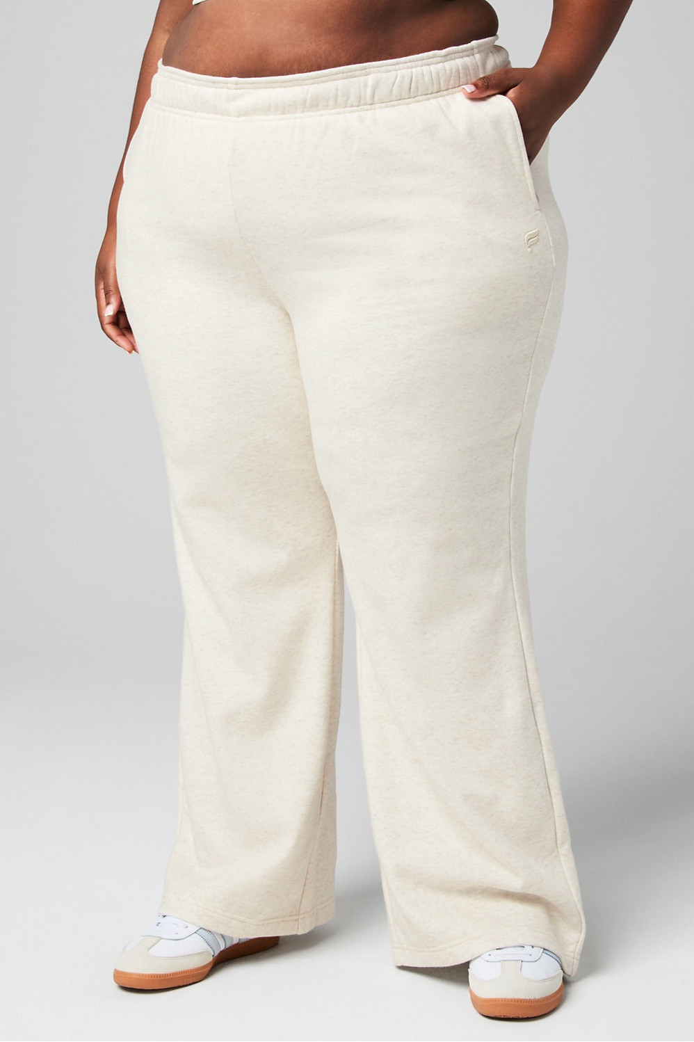 Cozy Fleece Wide Leg Sweatpant | Fabletics - North America