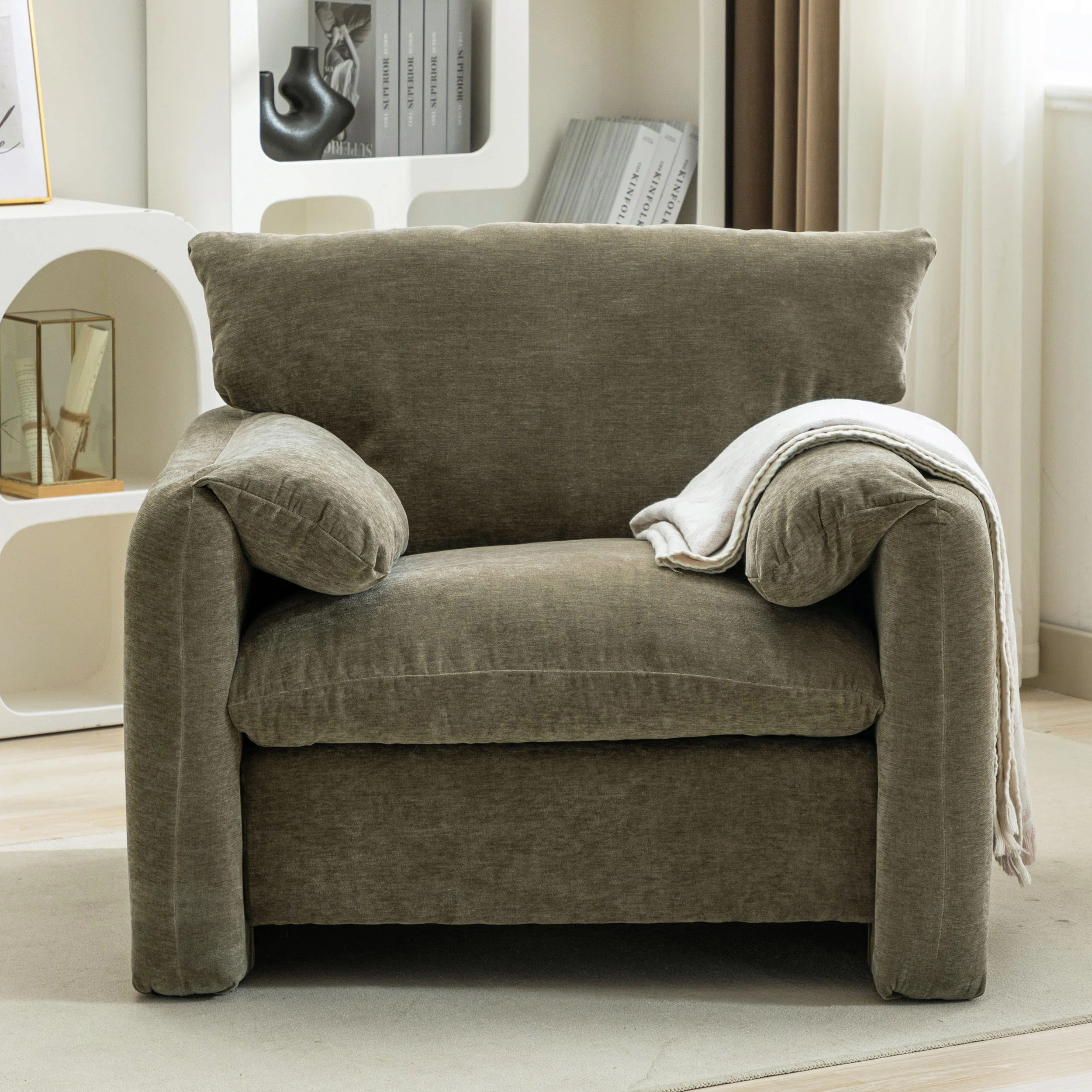 38.5" Wide Upholstered Accent Armchair | Wayfair North America