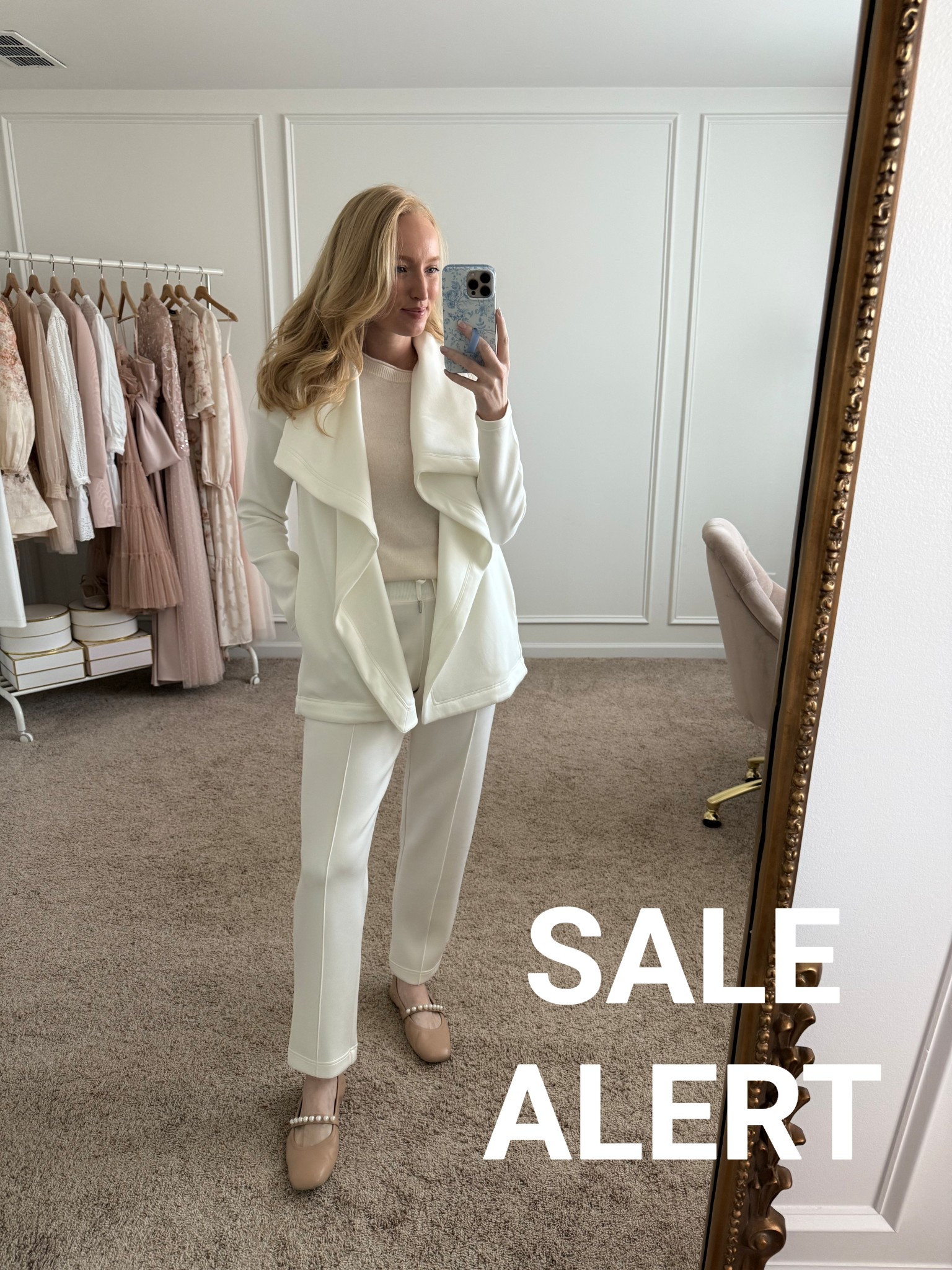 Spanx sale alert!! They just started a spring sale and there are so many good thing included. I have a folder saved with my favorites under the product tab here in LTK! Wearing a small in my wrap and pants here  

#LTKSeasonal #LTKSaleAlert
