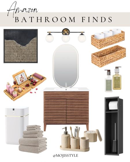 Give your bathroom a luxe makeover with these bathroom vanities, lighting and decor from Amazon 

#LTKhome #LTKsalealert