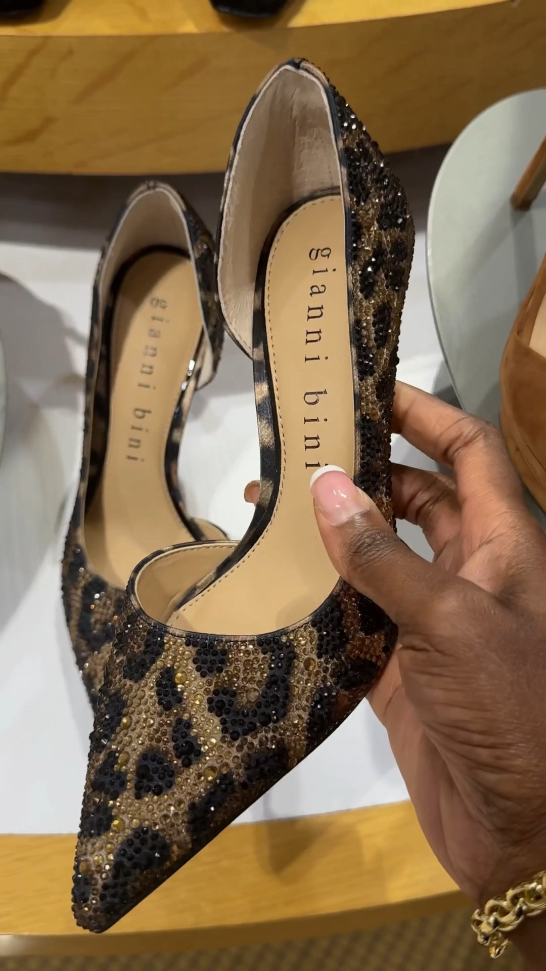 Animal Print Heels with Rhinestones 
Great for parties 

Fall Outfits, Fall Shoes, 

#LTKSeasonal #LTKParties 

#LTKShoeCrush #LTKHoliday #LTKOver40