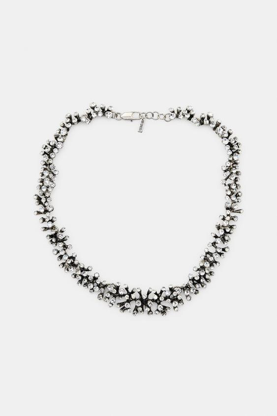 SPARKLY CHOKER NECKLACE | Zara US