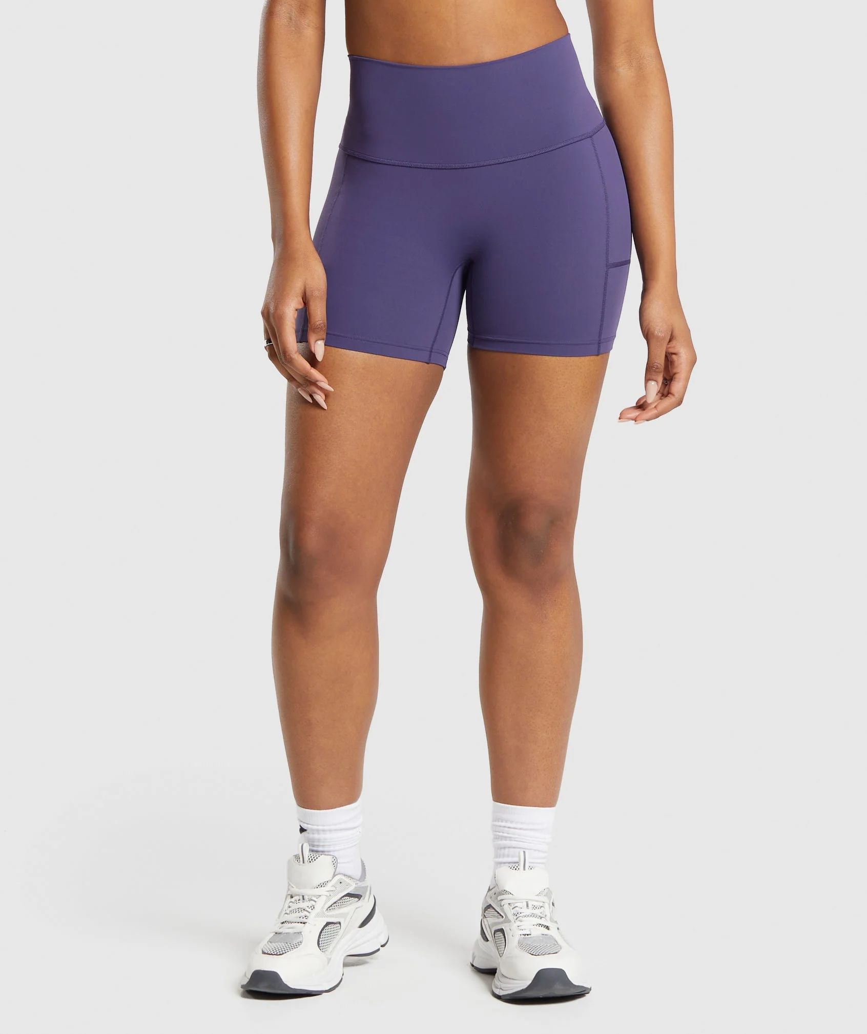 Gymshark GS x Anna Shorts - Galaxy Purple | Gymshark US