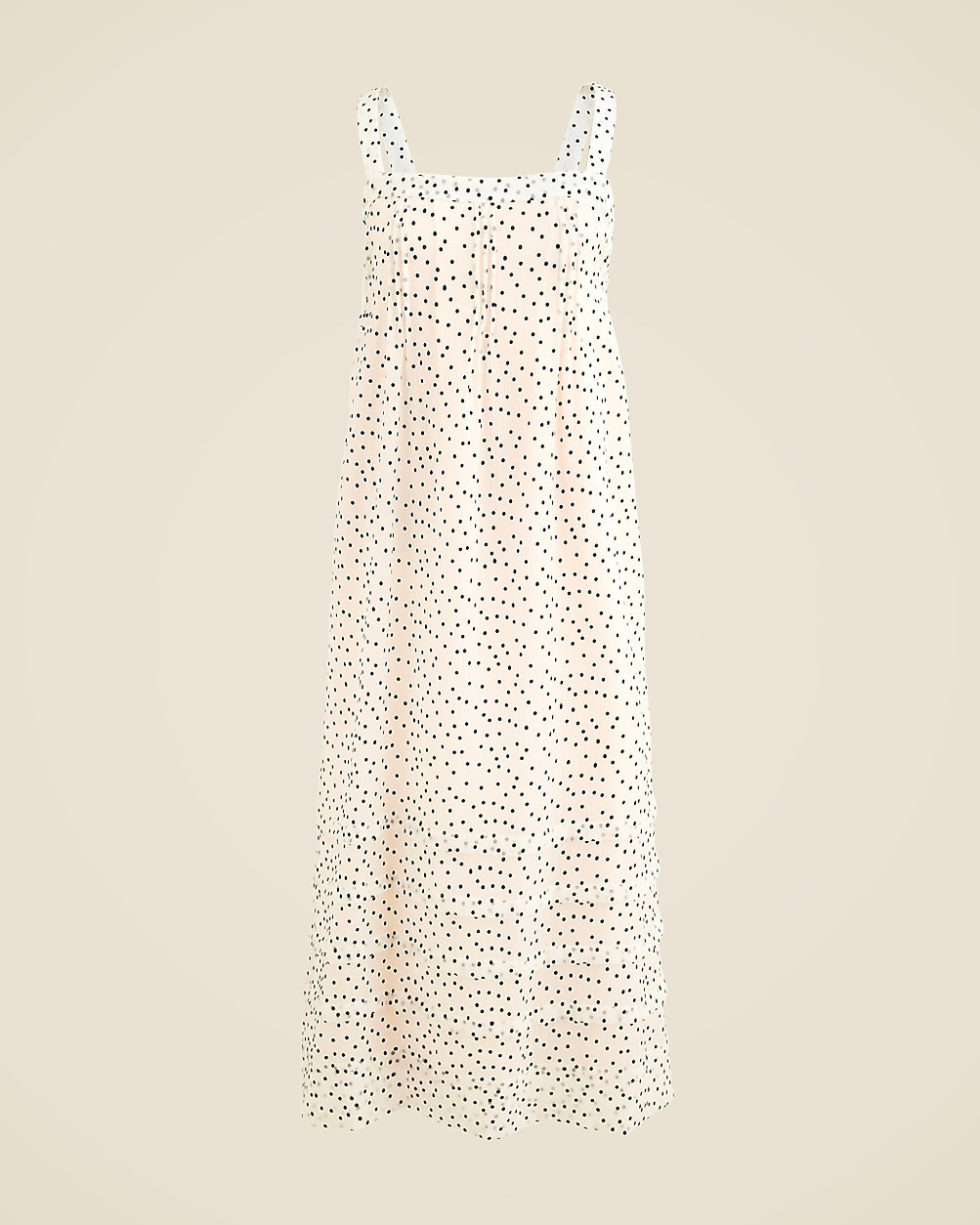 Pintuck midi dress in velvet dot | J. Crew US