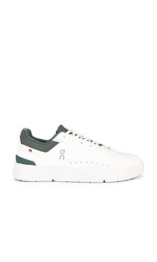 On The Roger Advantage Sneakers in White & Olive from Revolve.com | Revolve Clothing (Global)
