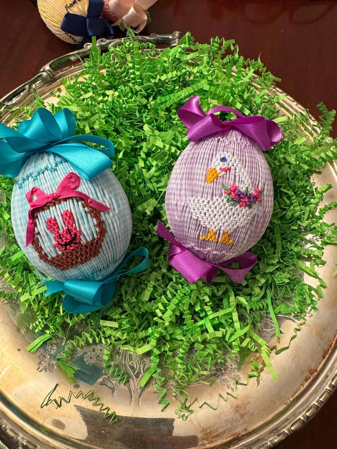 Two Handsmocked Eggs - Etsy | Etsy (US)