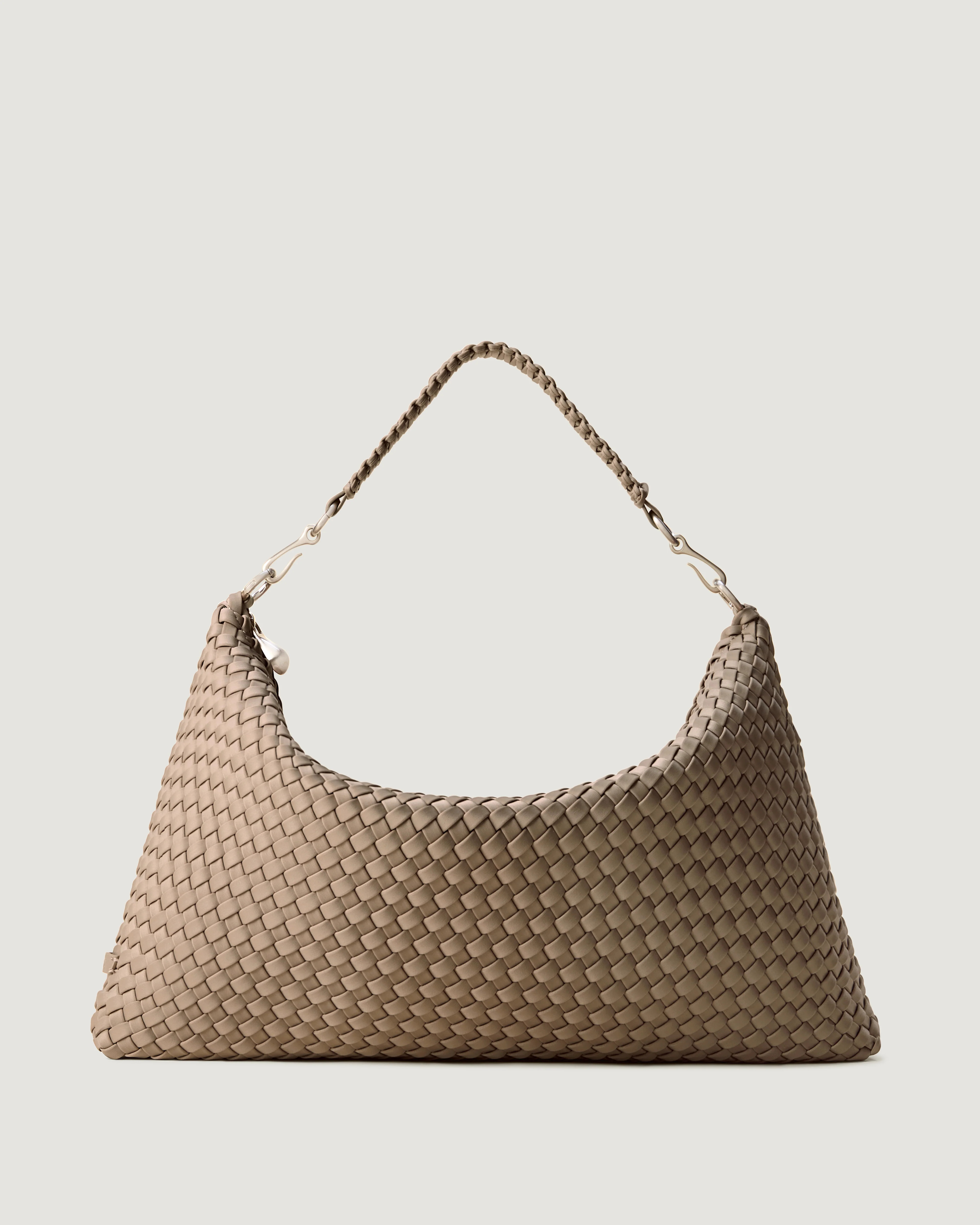 Porto Medium Half-Moon Bag | Cashmere | Naghedi