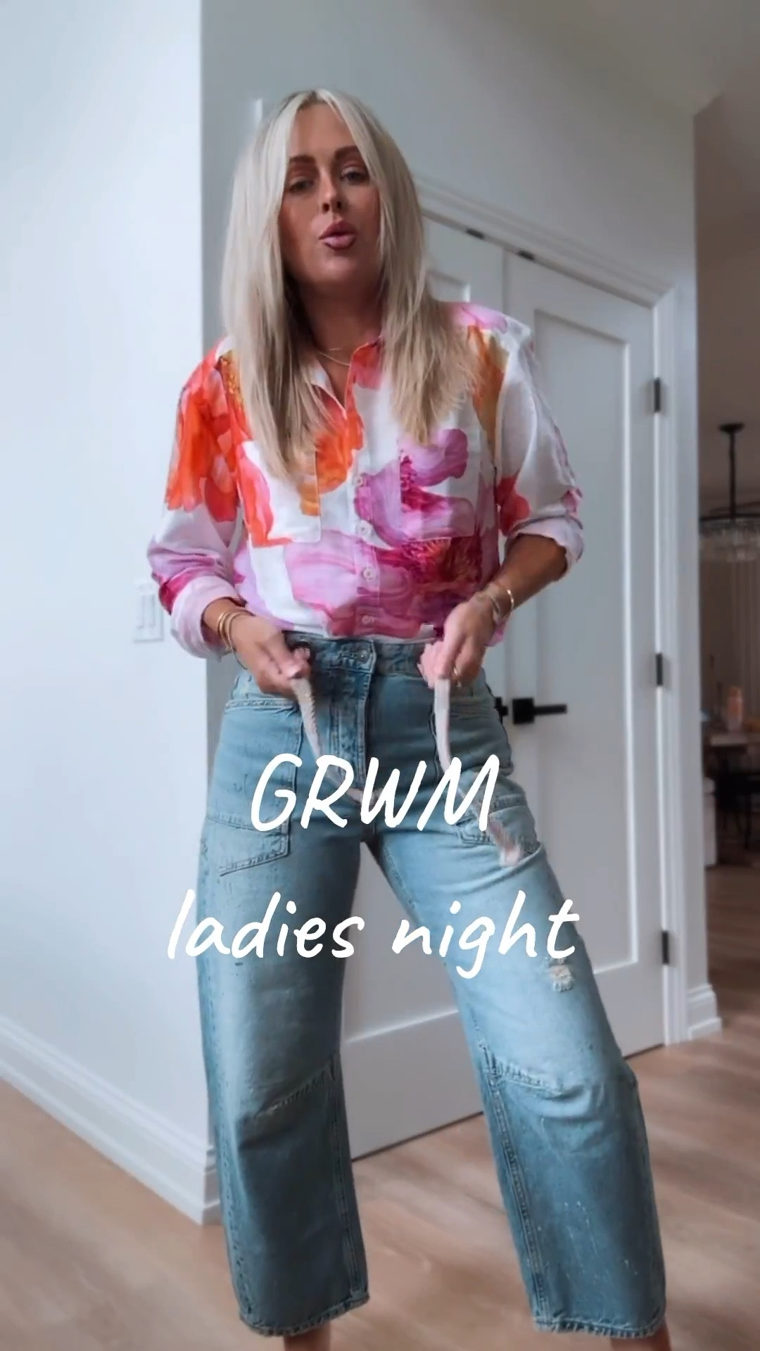 Ladies night!
Jeans dropped in a NEW wash!😍 size down one.
Blouse: small

Spring style. Heels. Blouse. Spring fashion.

#LTKSeasonal #LTKStyleTip #LTKFindsUnder100