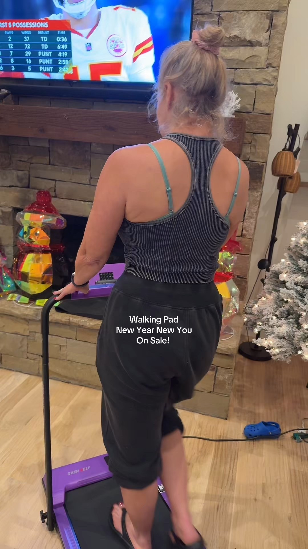 Y’all… this little walking pad has me getting my steps in without even thinking about it 😂

It works as a normal treadmill or you can fold the handlebars down and slide it right under your desk. Perfect if you work from home, don’t want a giant treadmill taking over your living room, or just need an easy way to move more during the day.

It’s quiet, folds flat, fits in small spaces, and it’s way more affordable than the big bulky ones. I LOVE that it switches between walking mode and full treadmill mode so you can go from easy steps to a faster power walk.

If you’ve been wanting something simple to help with daily movement, this one has been so good. Free shipping too!
walking pad treadmill
foldable walking pad
under desk treadmill
mini treadmill for home
portable treadmill with handlebars
walking pad for small spaces
silent walking pad under desk
TikTok Shop walking pad deal
Black Friday treadmill sale
home fitness over 40
get steps in at home
work from home treadmill


#LTKActive #LTKfitnessgoals #LTKOver40