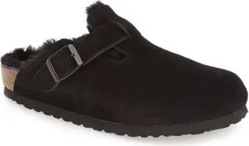 Boston Genuine Shearling Lined Clog (Women) | Nordstrom