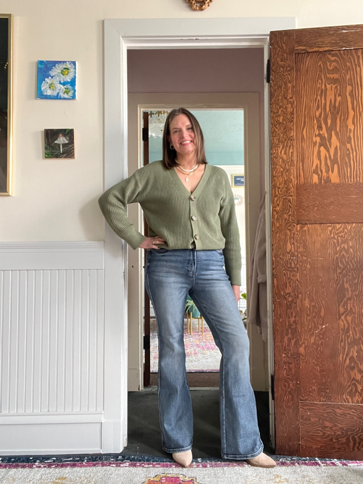 Flare Jean outfits 

#LTKMidsize #LTKSeasonal #LTKOver40