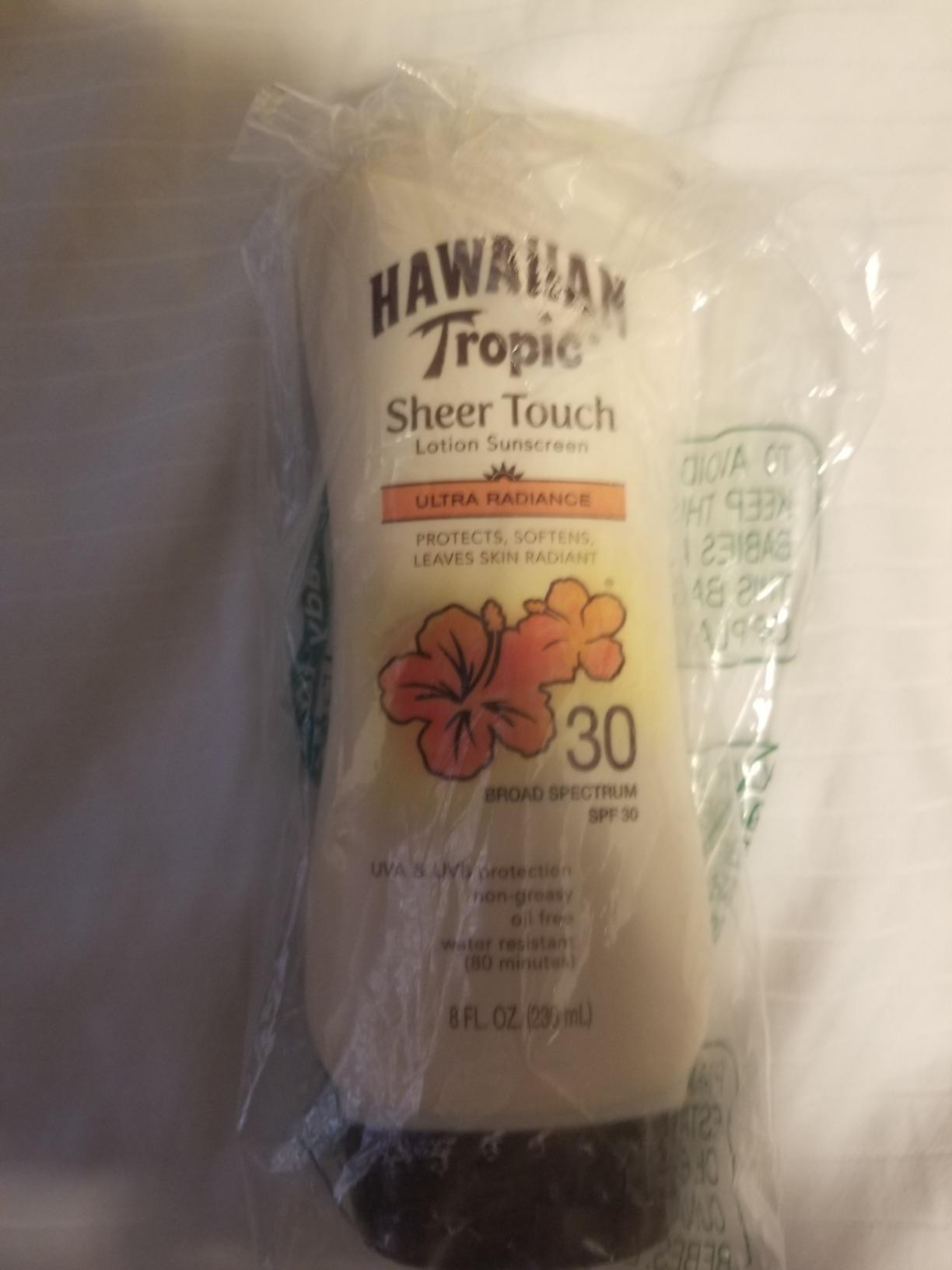 Hawaiian Tropic Sheer Touch Lotion SPF 30 | Broad Spectrum Sunscreen, 8oz | Amazon (US)