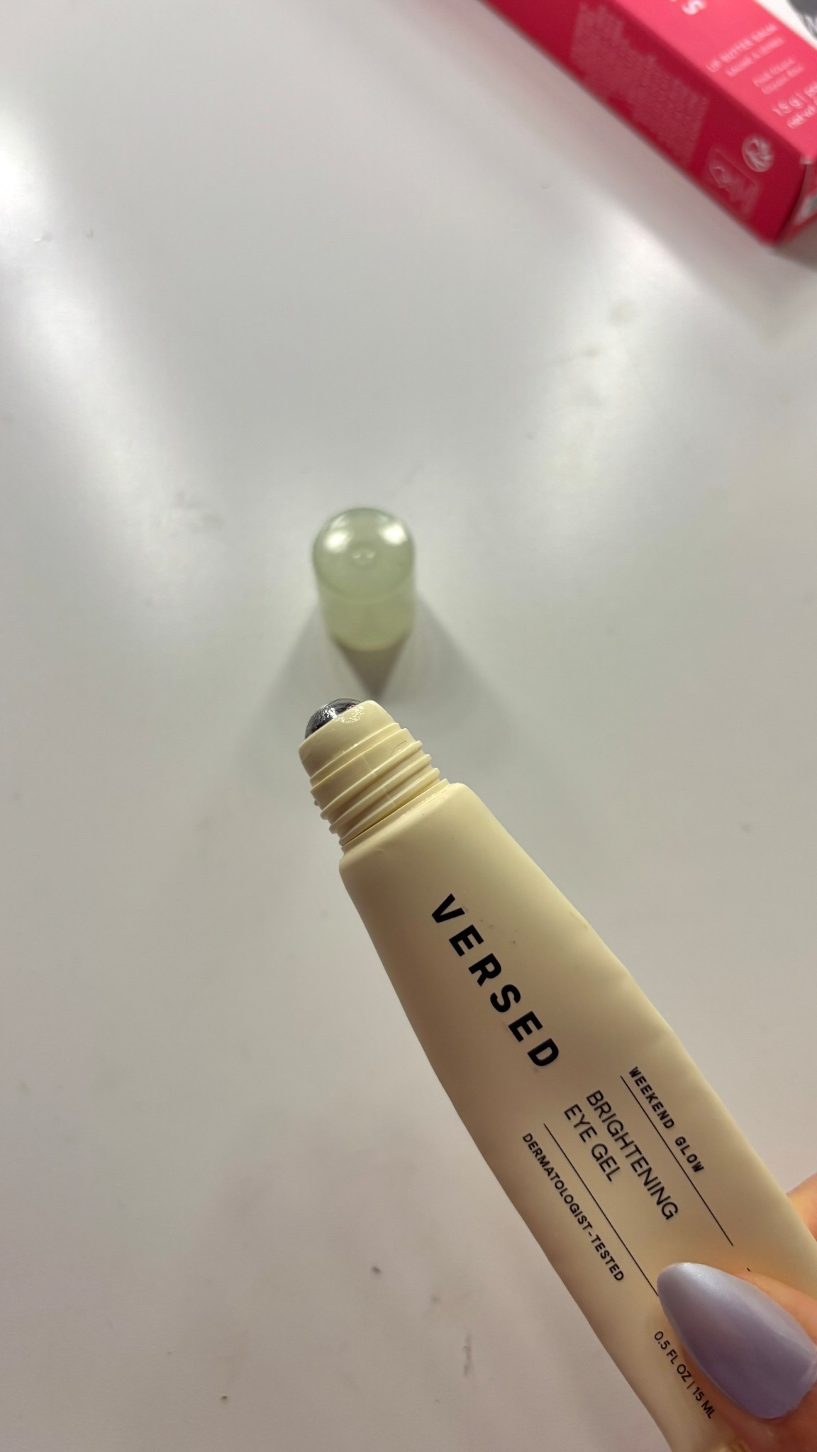My favorite morning drugstore eye cream! #versed #eyecream 