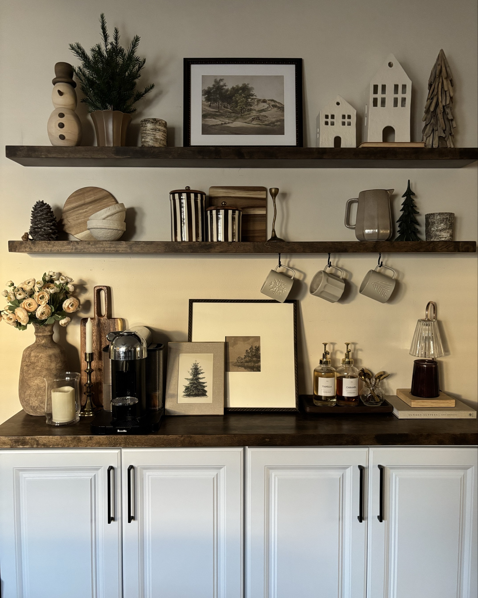 Sunday snippets of my coffee bar ☕️🤍

After the holiday reset, I kept things neutral and cozy for a clean, calm, and peaceful winter refresh.


Coffee bar, winter refresh, coffee at home, neutral home decor, cozy aesthetic, small home inspo, coffee bar styling, affordable decor, home decor inspo, winter decor 

#LTKSeasonal #LTKHome #LTKFindsUnder50