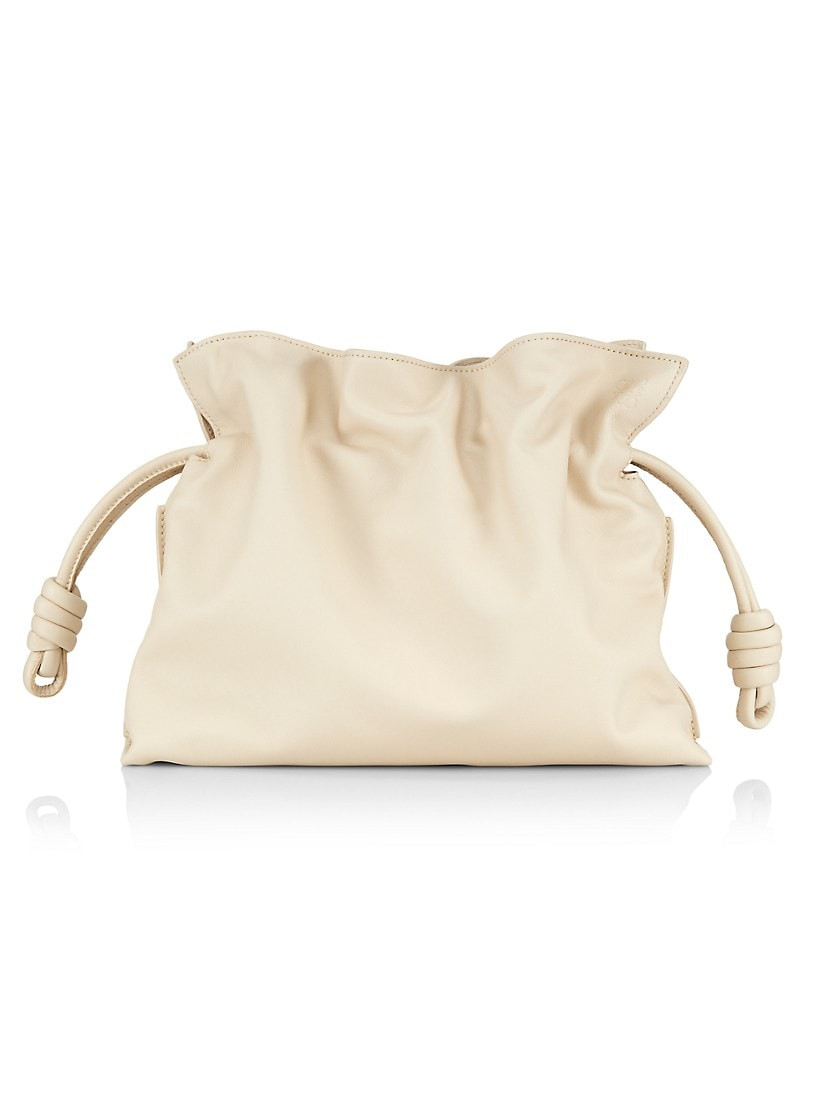 Flamenco Leather Drawstring Clutch | Saks Fifth Avenue