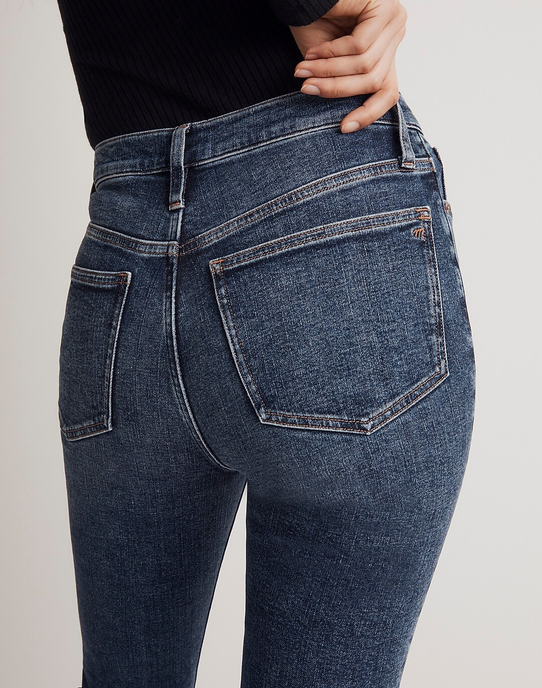 Skinny Flare Jeans in Alvord Wash: Instacozy Edition | Madewell