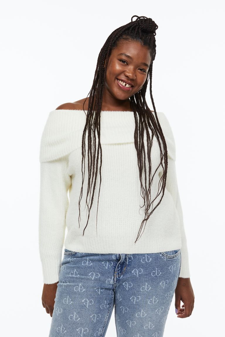 H&M+ Off-the-shoulder Sweater | H&M (US + CA)