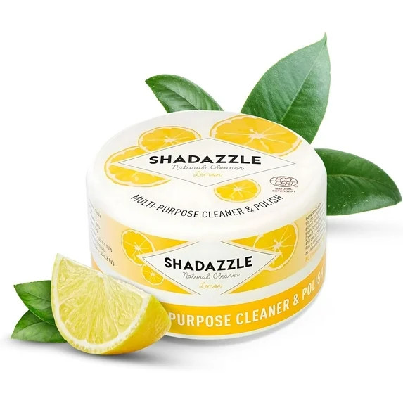 Shadazzle Natural Super Cleaning Paste and Polish with Scrub Sponge – Eco friendly Multi-purpos... | Walmart (US)