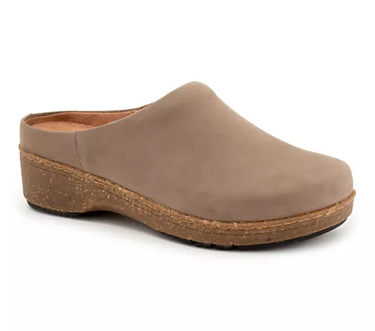 Softwalk Women's Leather Clogs- Arvada | QVC