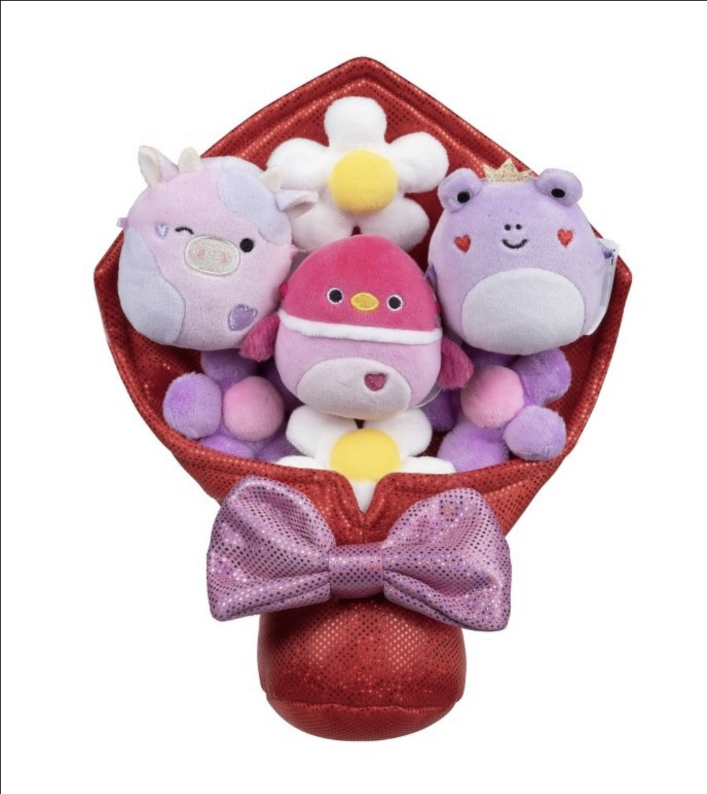 So stinking cute! Love this Squishmallow’s Bouquet! What a cute Valentine’s Day gift💗❤️

#LTKSeasonal #LTKKids #LTKGiftGuide