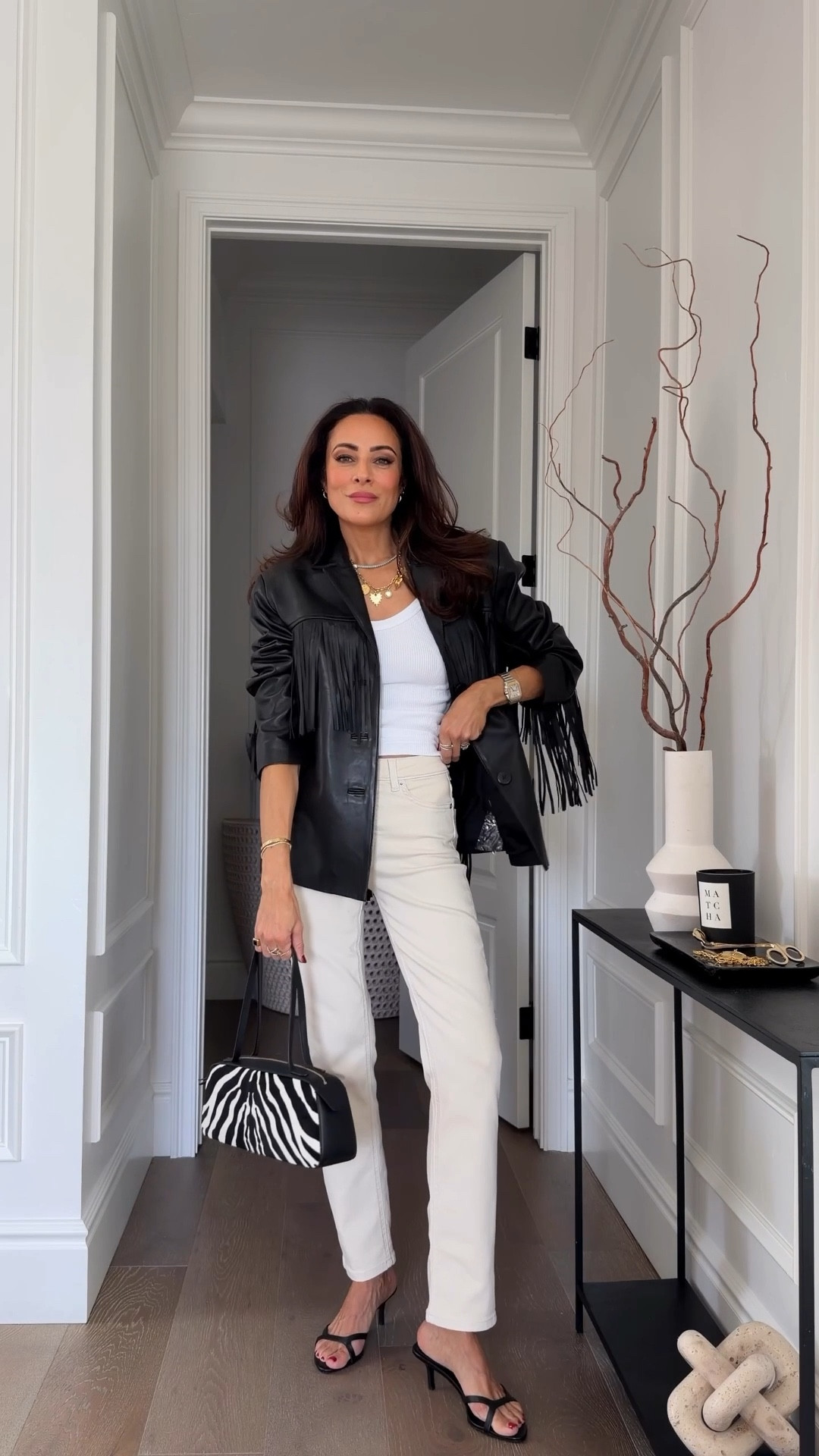 Trend alert! All things fringe! 🖤🤍

#LTKOver40 #LTKSeasonal