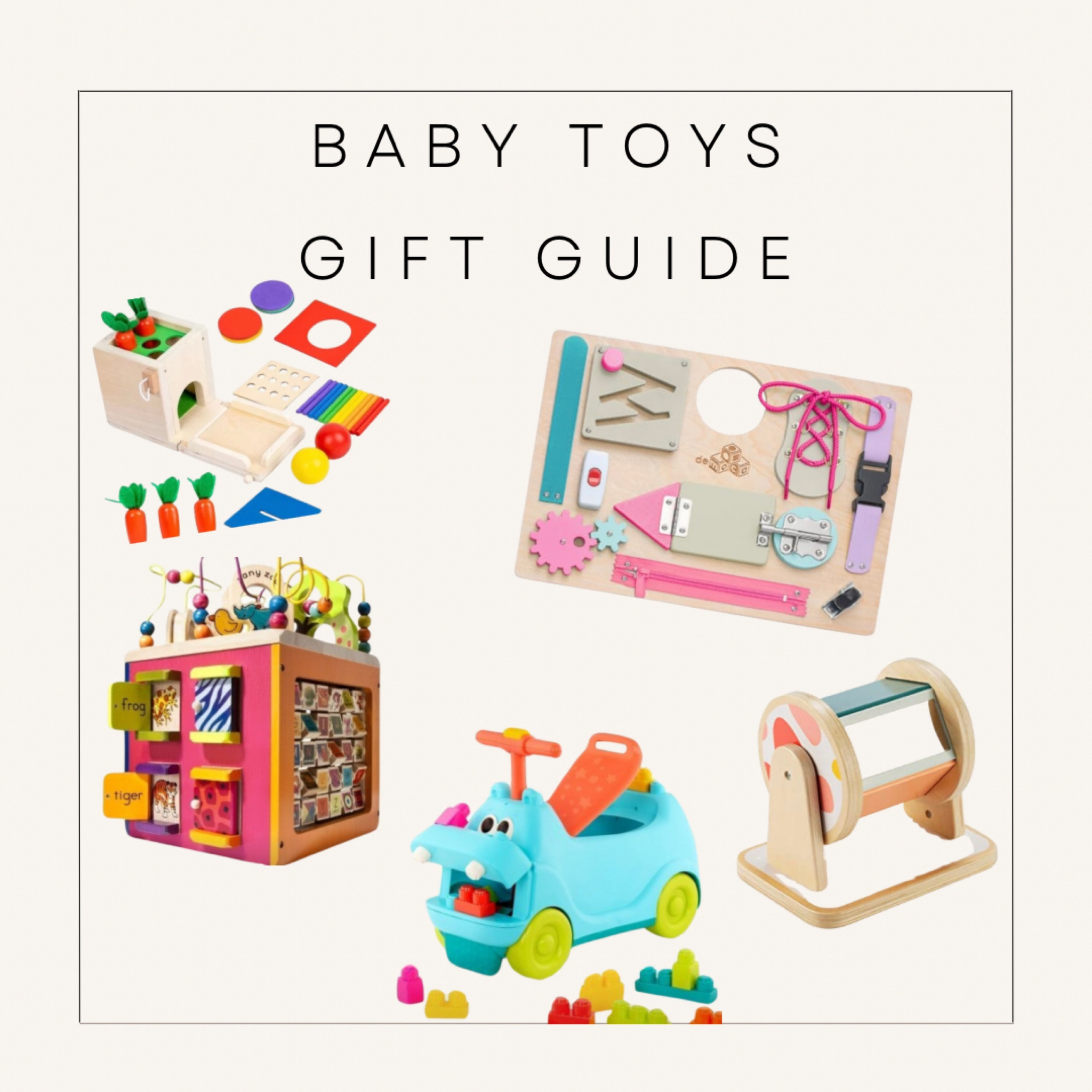 Baby toys gift guide!!

#LTKGiftGuide #LTKKids #LTKBaby