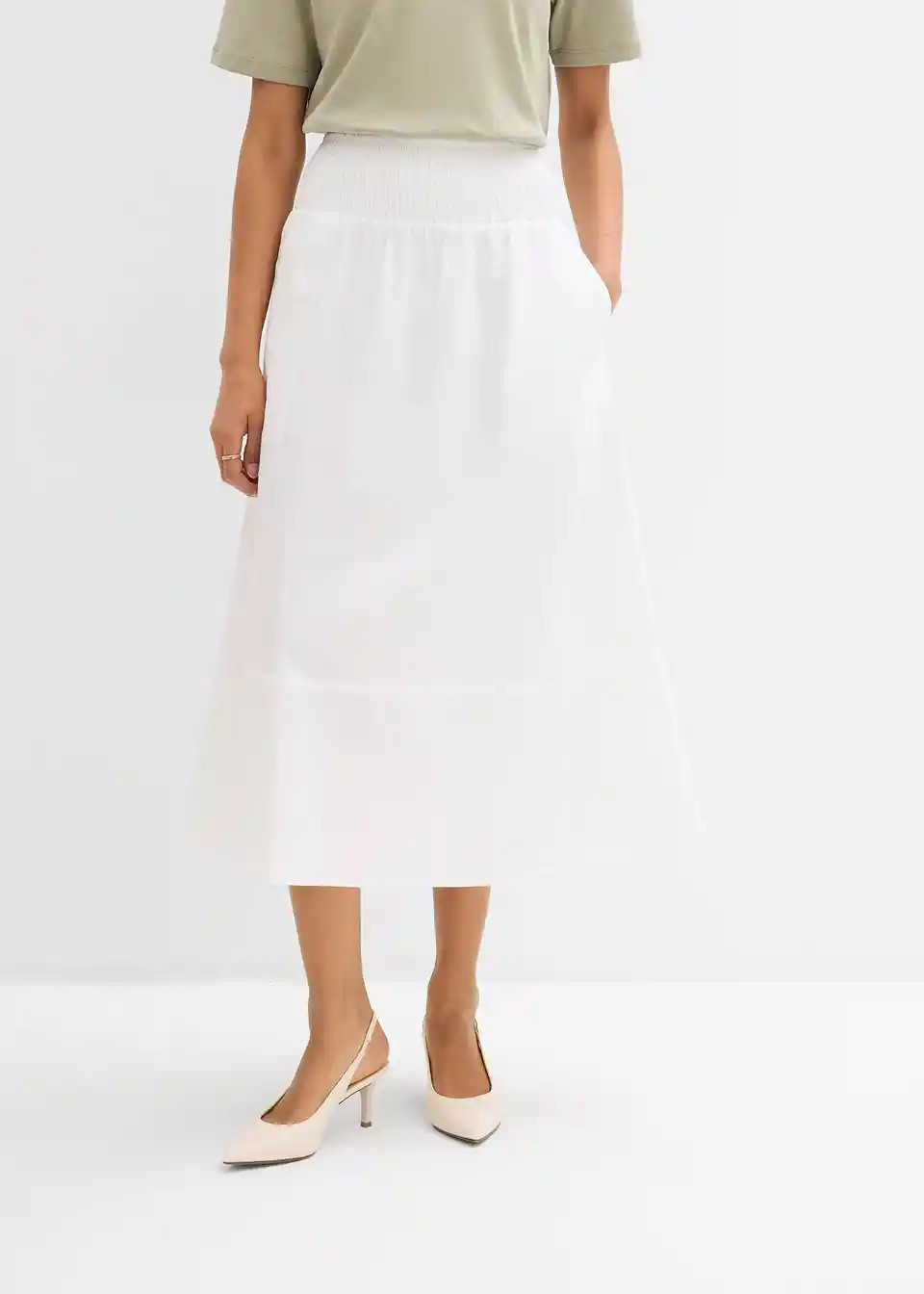 Midirock aus reiner Baumwolle | Bonprix DE