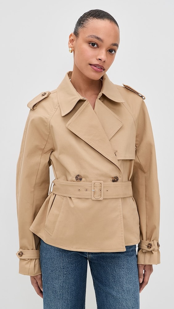Cropped Trench Jacket | Shopbop