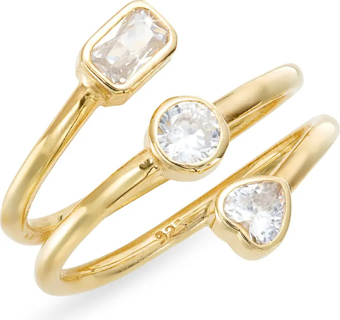 SHYMI Cubic Zirconia Bezel Wrap Ring | Nordstrom | Nordstrom