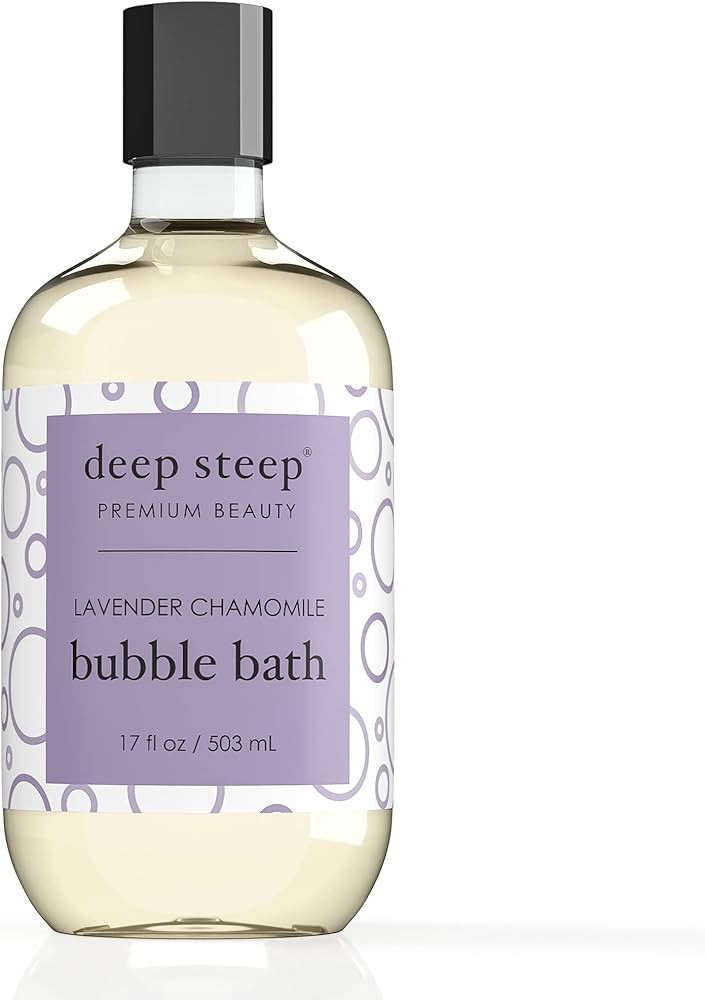 Deep Steep Bubble Bath, 17 oz (Lavender Chamomile) | Amazon (US)