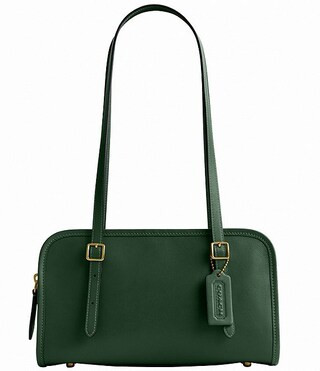 COACH Swing Zip Buckle Detail Satchel Bag | Dillard's | Dillard's