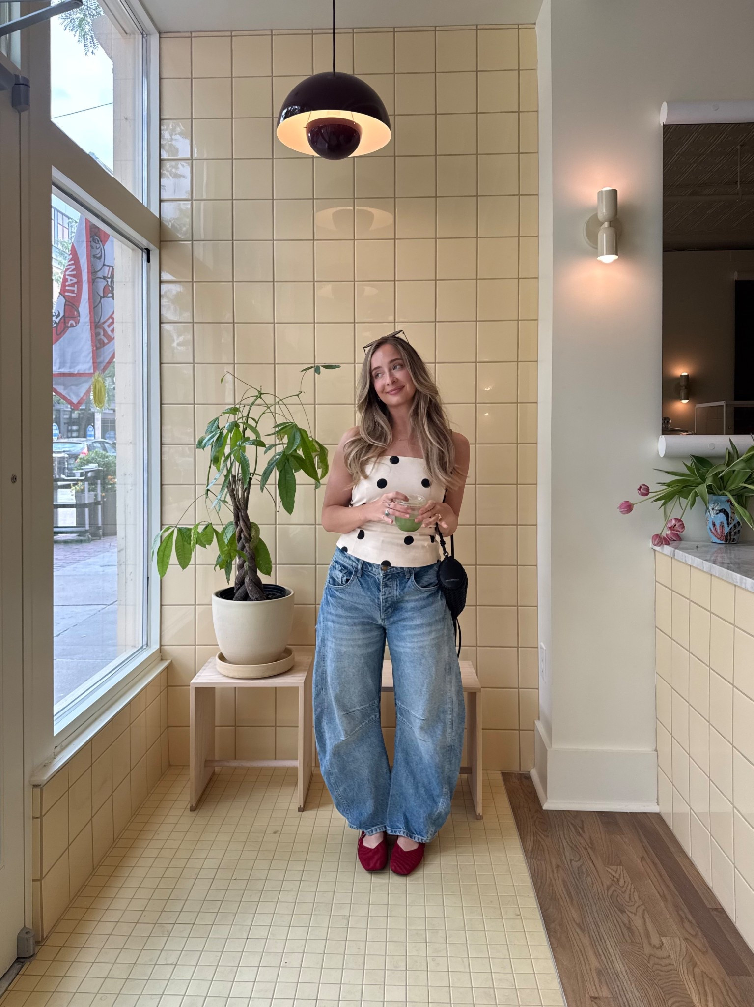 Cutie lil polka dot tube top that makes every outfit look good ✨