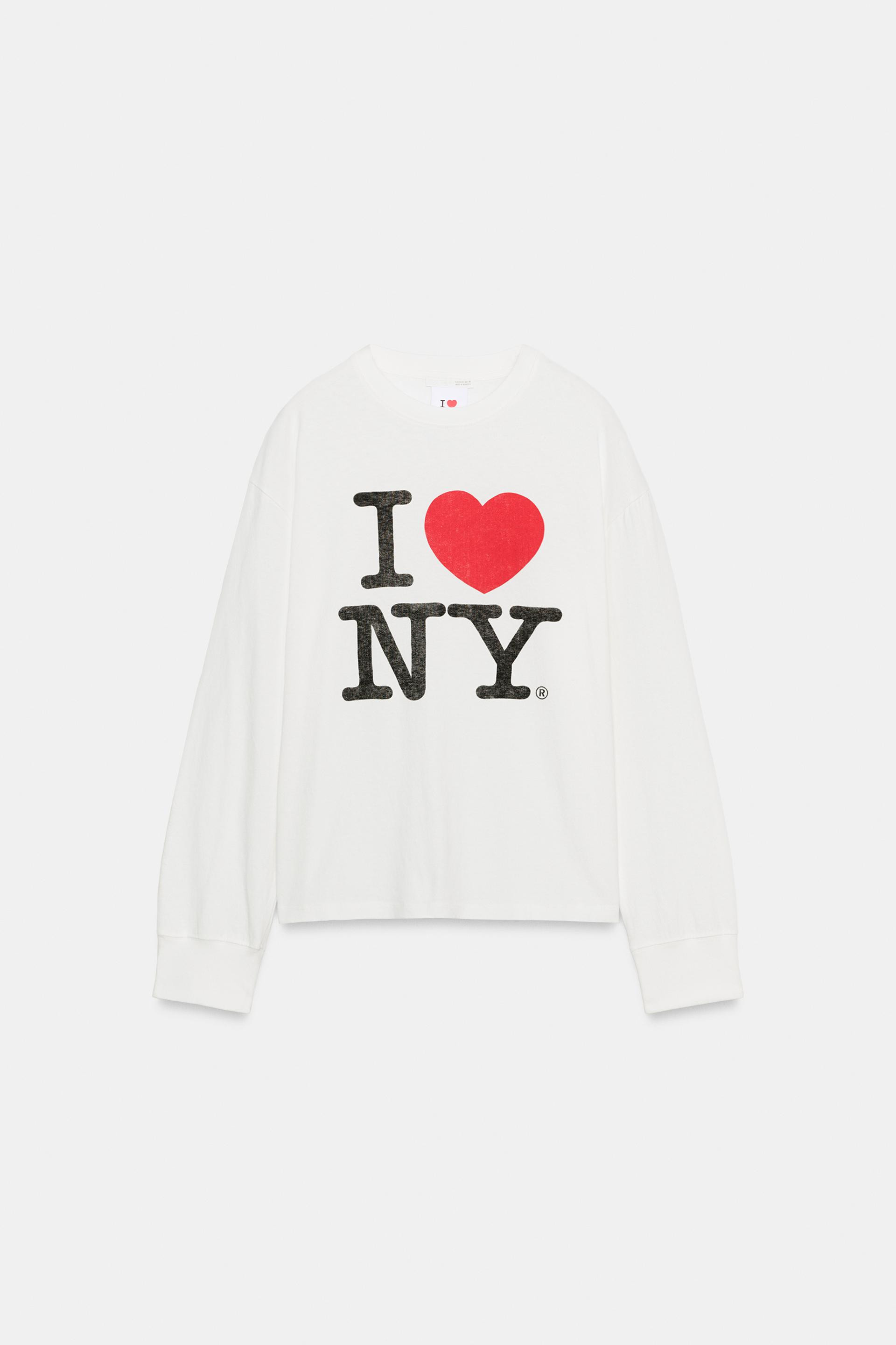 Zara - I Love Ny® T-Shirt - White - S - Woman | Zara UK