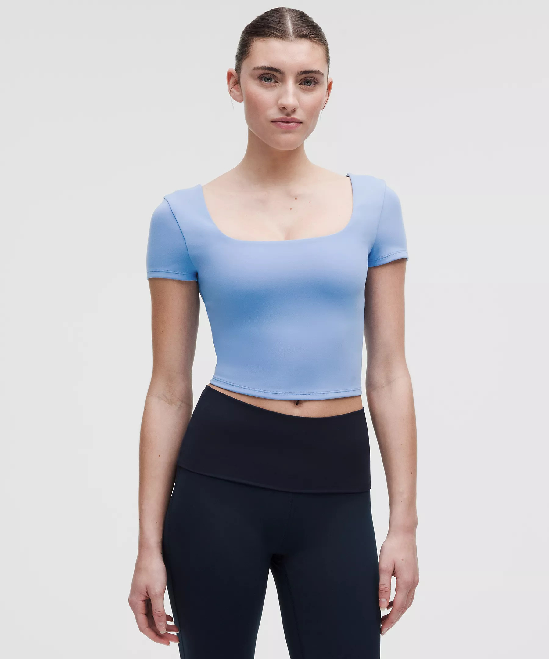 Wunder Under SmoothCover Square-Neck T-Shirt | Women's Short Sleeve Shirts & Tee's | lululemon | Lululemon (US)