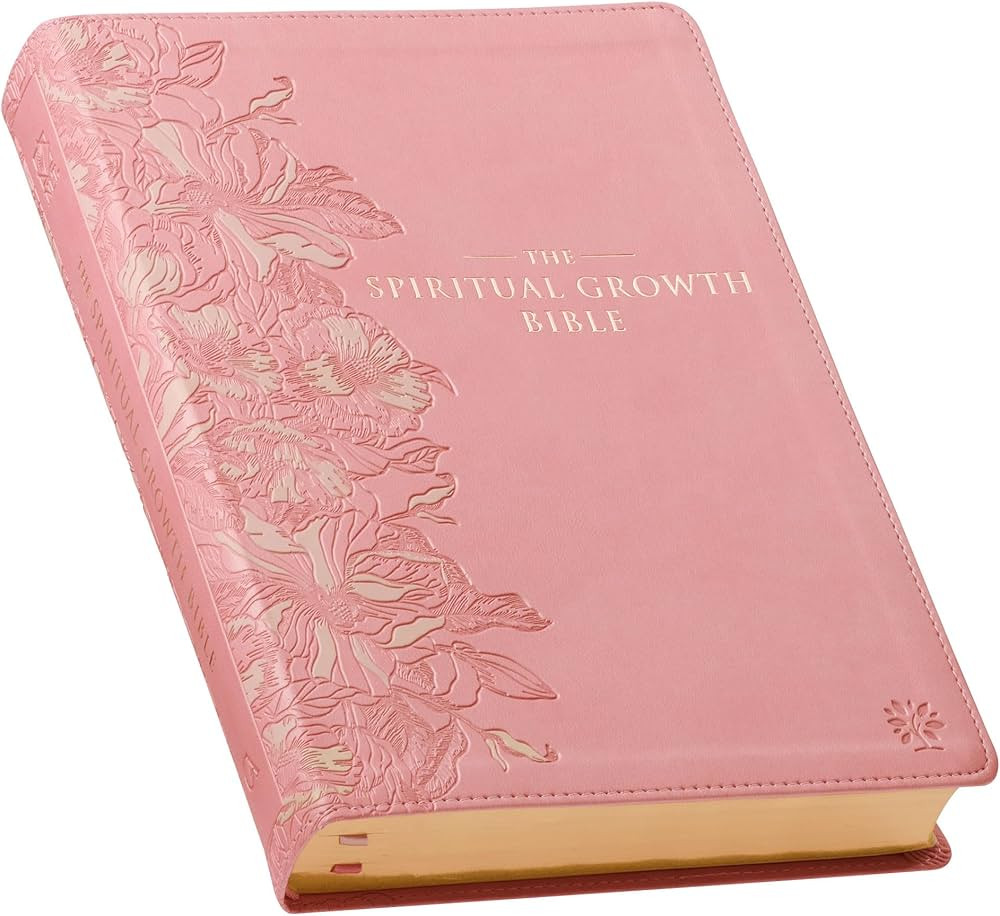 The Spiritual Growth Bible, Study Bible, NLT - New Living Translation Holy Bible, Faux Leather, P... | Amazon (US)