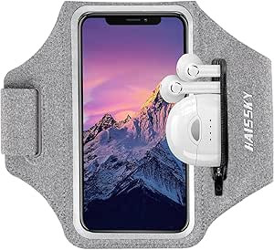 HAISSKY Fascia da Braccio con Borsa Auricolare, Fascia Sportiva Running Porta Cellulare Braccio P... | Amazon (IT)