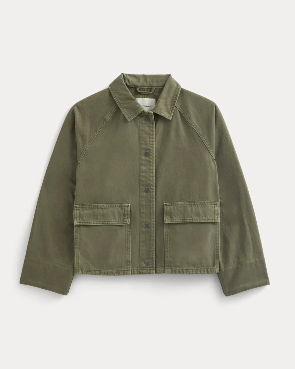 Cropped Denim Jacket | Garment-Dyed Sand | Everlane
