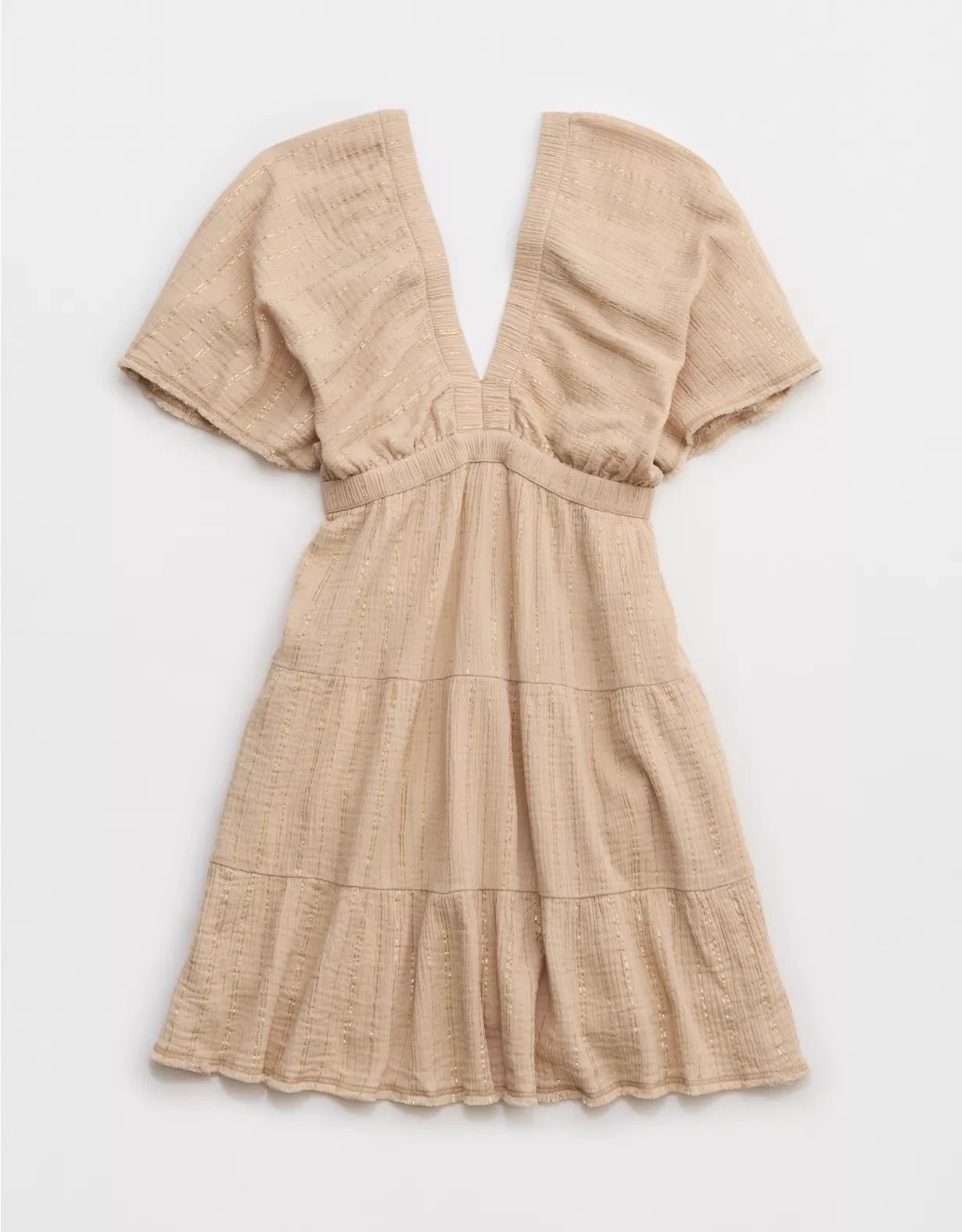 Aerie Pool-To-Party Flutter Sleeve Dress | Aerie
