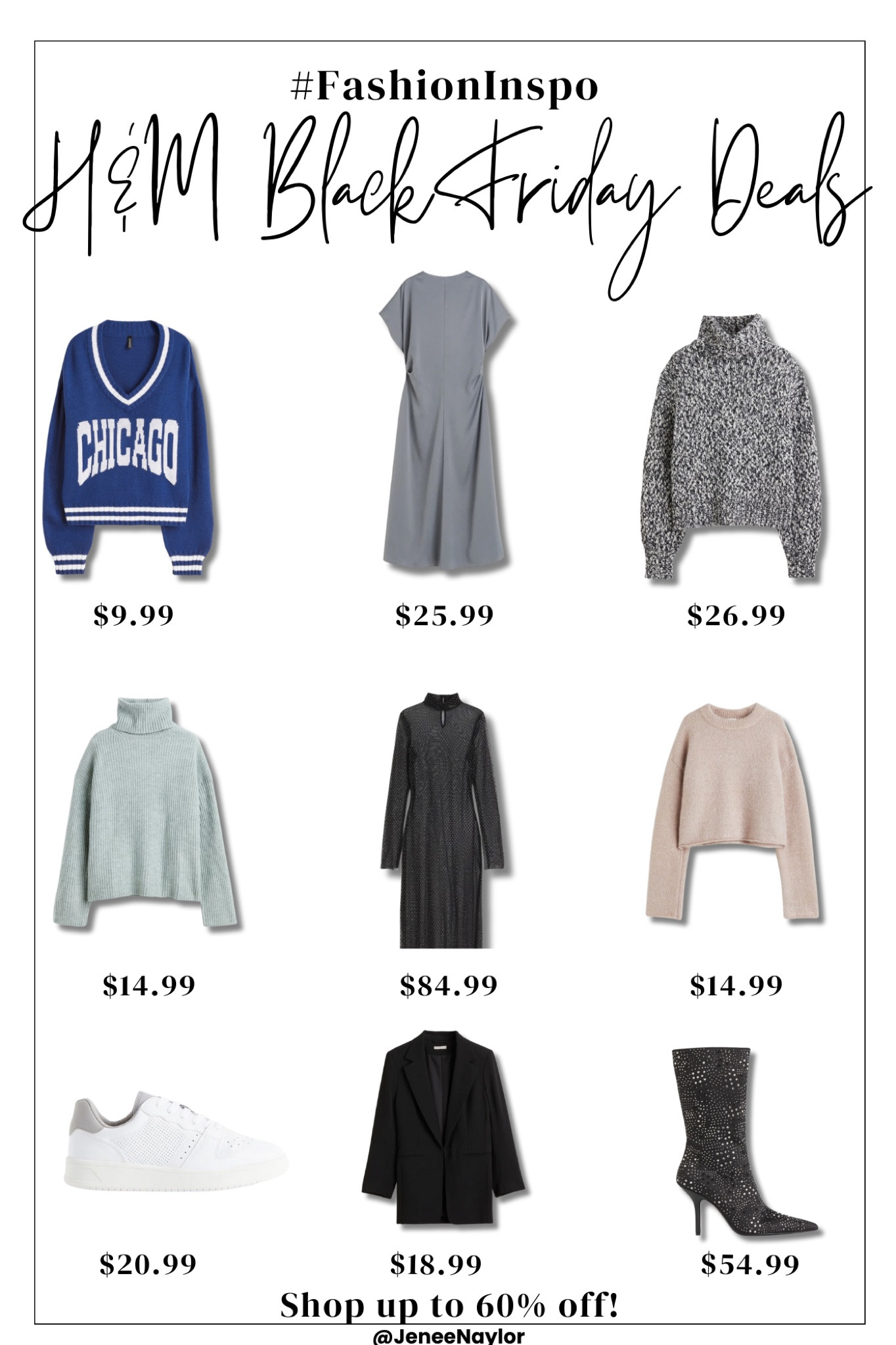 Time for Black Friday sales!

Shop H&M’s for up to 40% off! 

#LTKCyberWeek #LTKstyletip #LTKsalealert