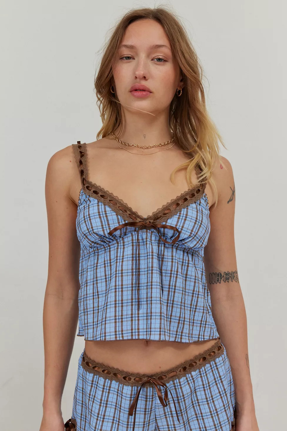 Out From Under Cher Plaid Cami | Urban Outfitters (US and RoW)