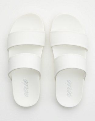 Aerie Double Strap Pool Slide | American Eagle Outfitters (US & CA)